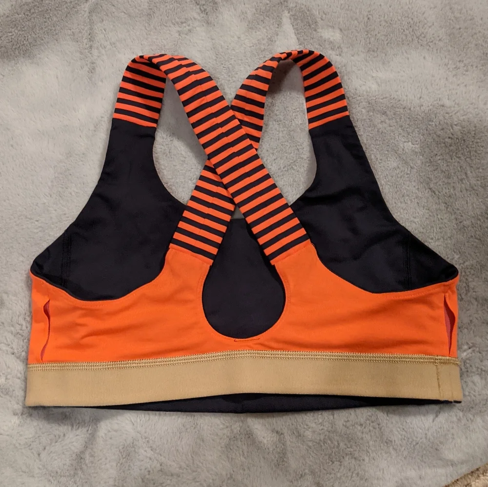 Lululemon All Sport Bra Inkwell Navy and Orange - Picture 10 of 12